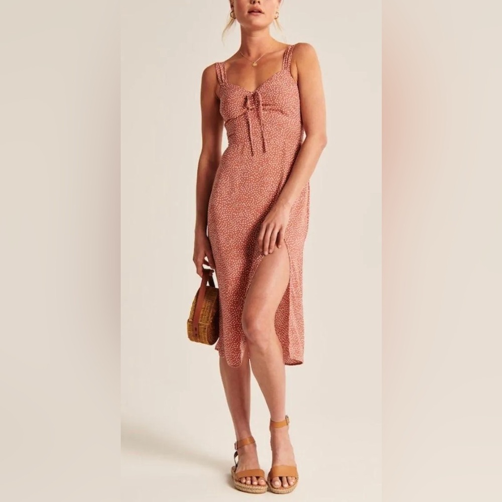 A&F - Cinched Front Midi Dress